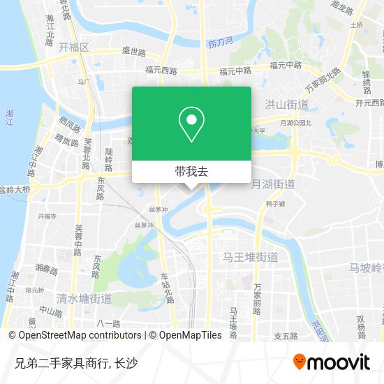 兄弟二手家具商行地图