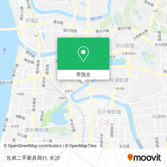 兄弟二手家具商行地图