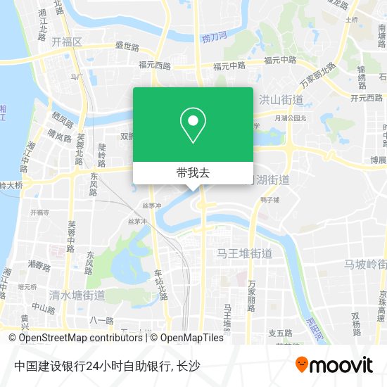 中国建设银行24小时自助银行地图