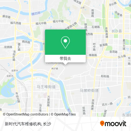 新时代汽车维修机构地图