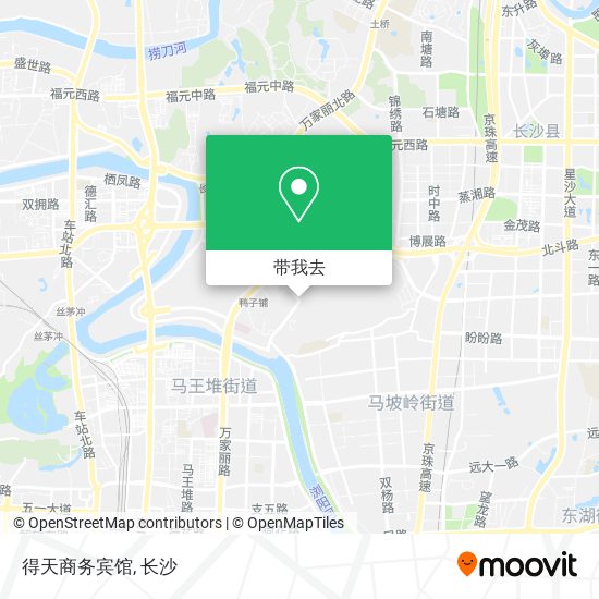 得天商务宾馆地图