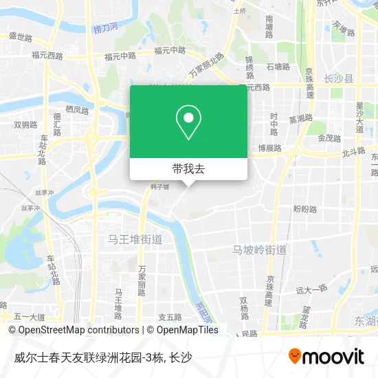 威尔士春天友联绿洲花园-3栋地图