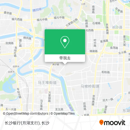 长沙银行(月湖支行)地图