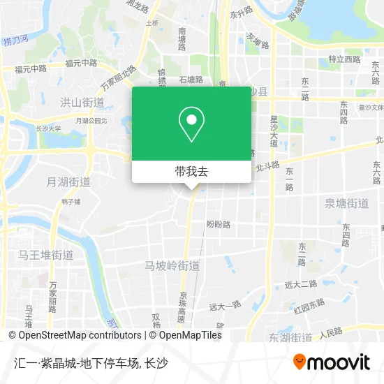 汇一·紫晶城-地下停车场地图