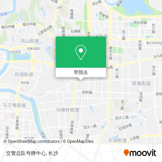 交警总队号牌中心地图