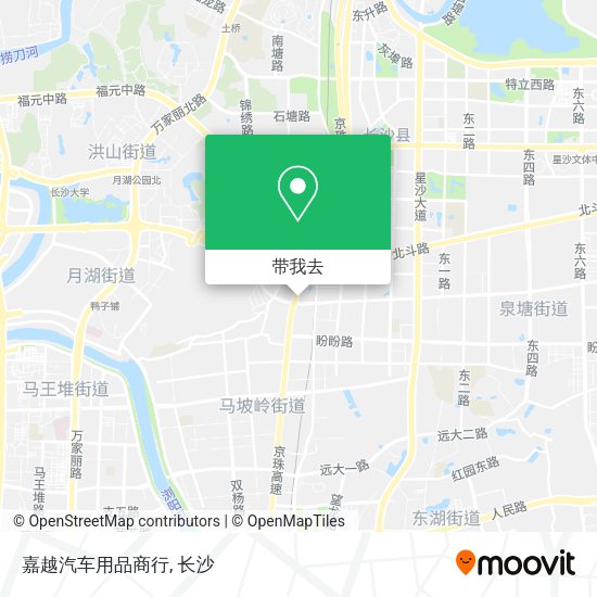 嘉越汽车用品商行地图