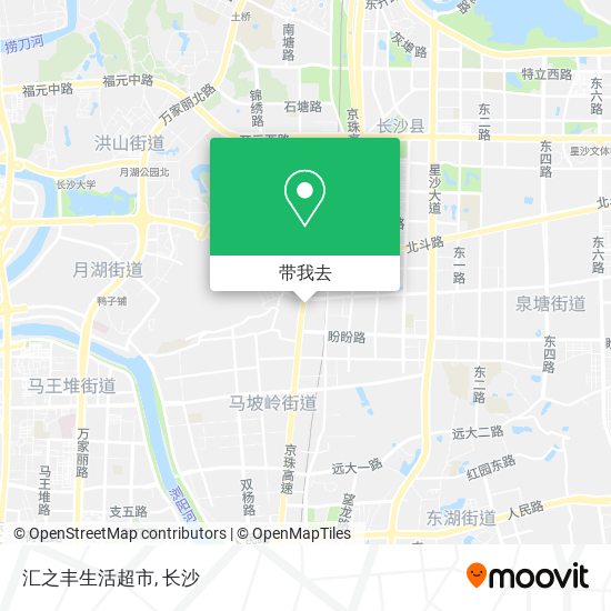 汇之丰生活超市地图
