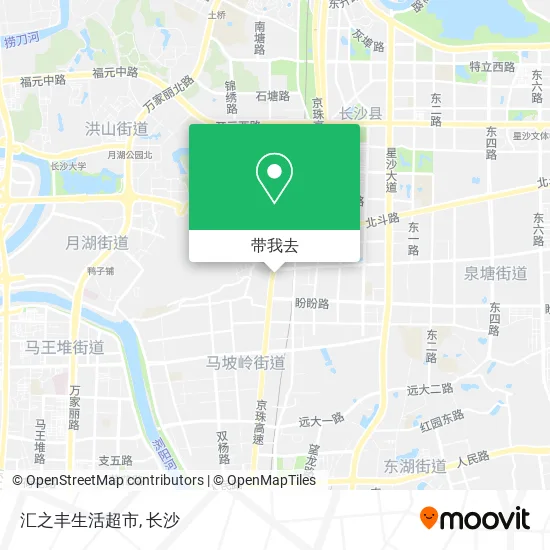 汇之丰生活超市地图