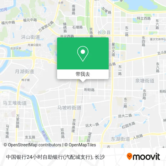 中国银行24小时自助银行(汽配城支行)地图