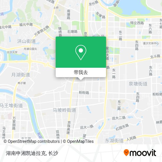 湖南申湘凯迪拉克地图