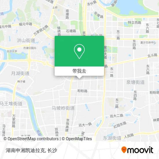 湖南申湘凯迪拉克地图