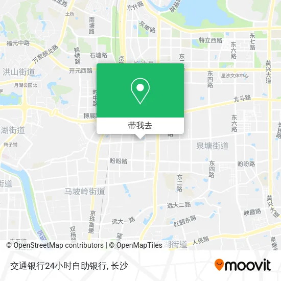 交通银行24小时自助银行地图