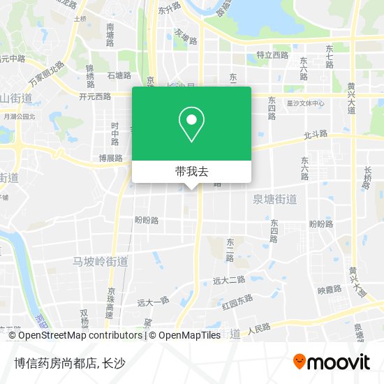 博信药房尚都店地图