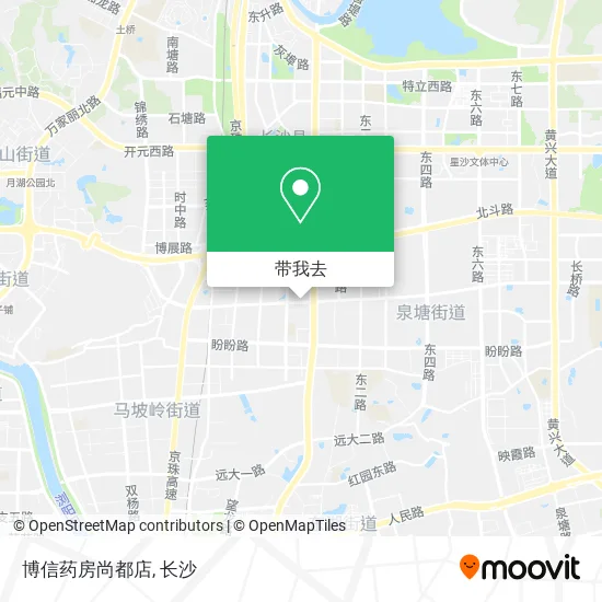 博信药房尚都店地图