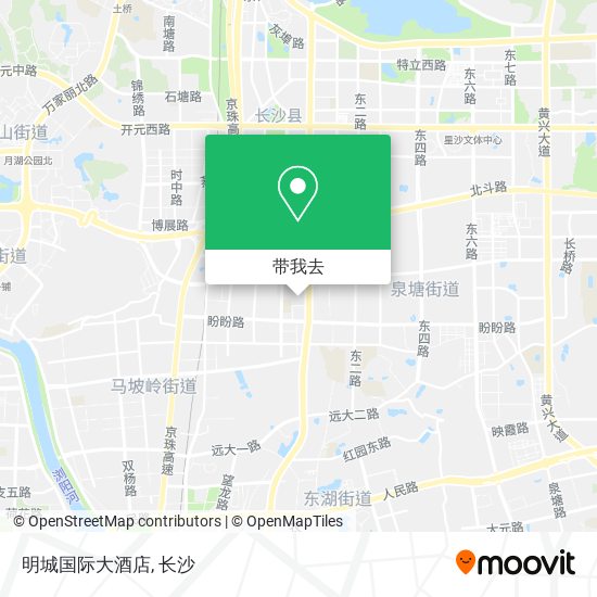 明城国际大酒店地图