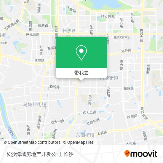 长沙海域房地产开发公司地图