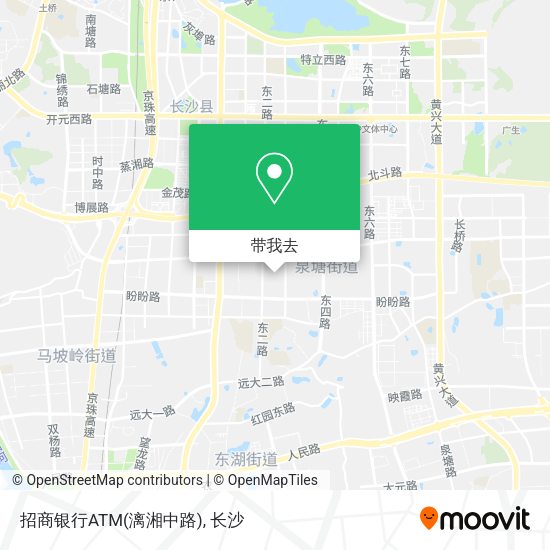 招商银行ATM(漓湘中路)地图