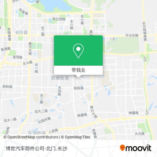 博世汽车部件公司-北门地图