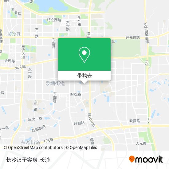 长沙汉子客房地图