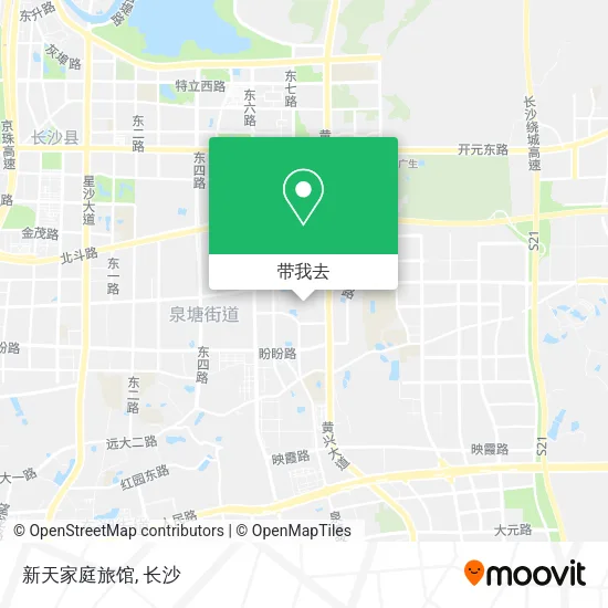 新天家庭旅馆地图