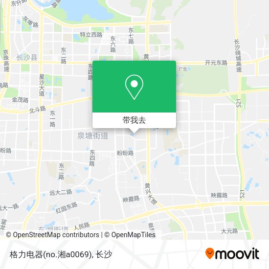 格力电器(no.湘a0069)地图