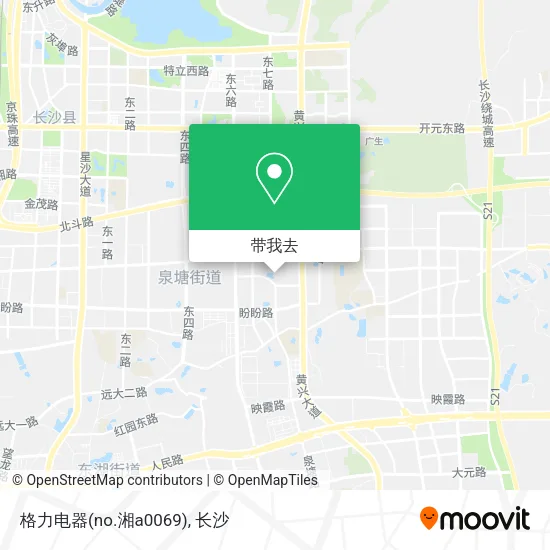 格力电器(no.湘a0069)地图