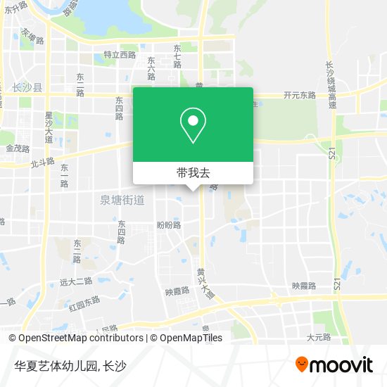 华夏艺体幼儿园地图