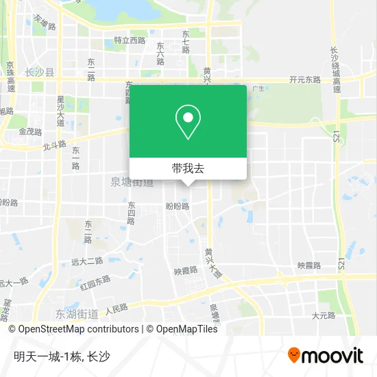 明天一城-1栋地图