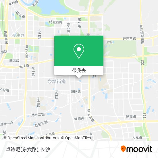 卓诗尼(东六路)地图