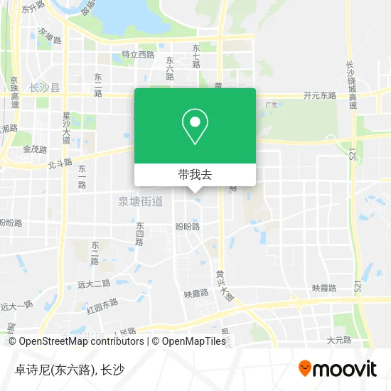 卓诗尼(东六路)地图