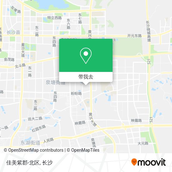 佳美紫郡-北区地图