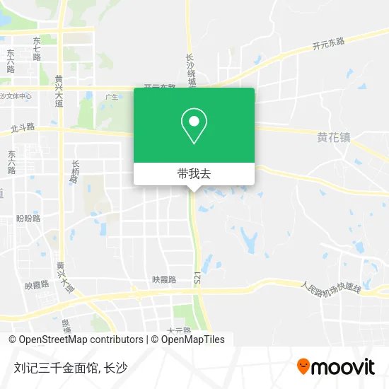 刘记三千金面馆地图