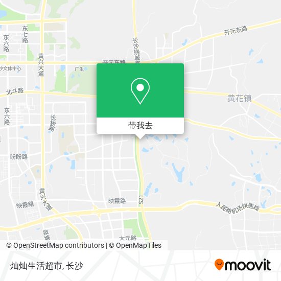 灿灿生活超市地图