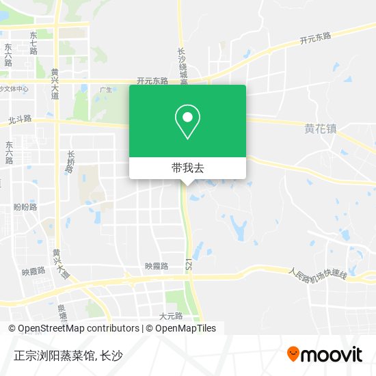 正宗浏阳蒸菜馆地图