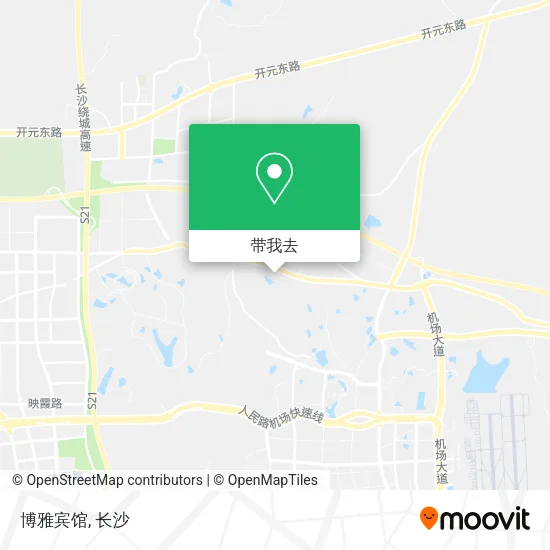 博雅宾馆地图