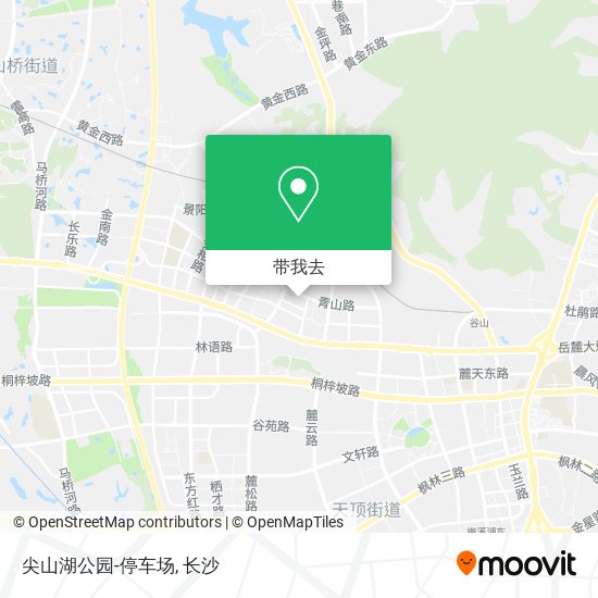 尖山湖公园-停车场地图