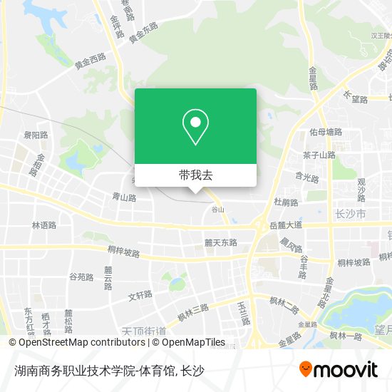湖南商务职业技术学院-体育馆地图