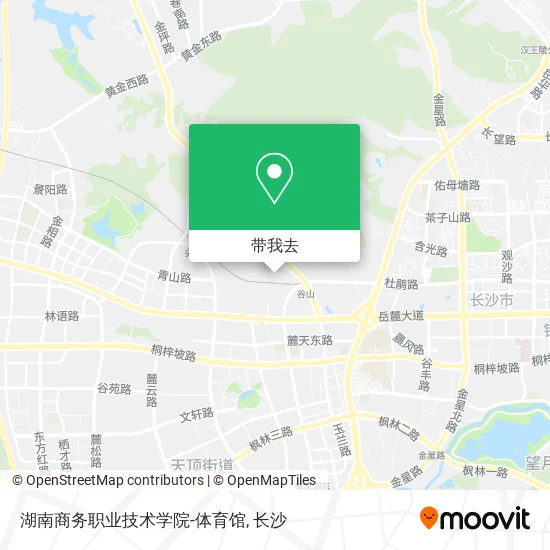 湖南商务职业技术学院-体育馆地图