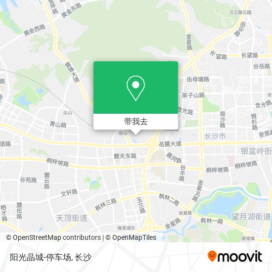 阳光晶城-停车场地图