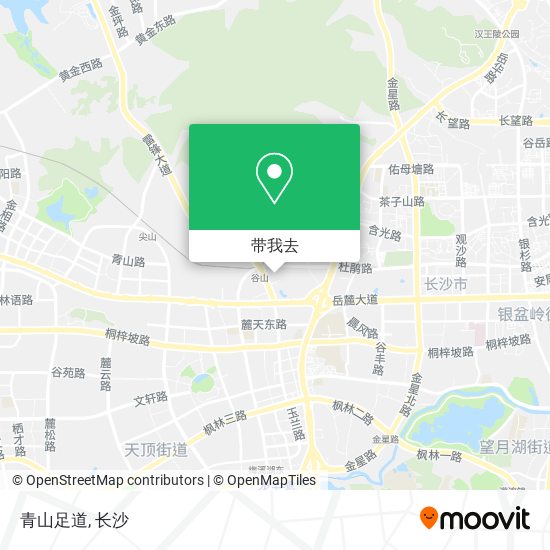 青山足道地图