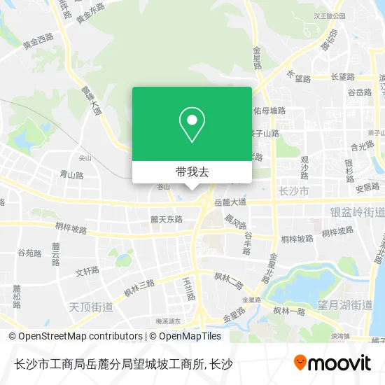 长沙市工商局岳麓分局望城坡工商所地图