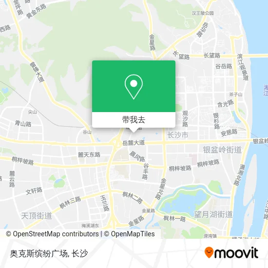 奥克斯缤纷广场地图