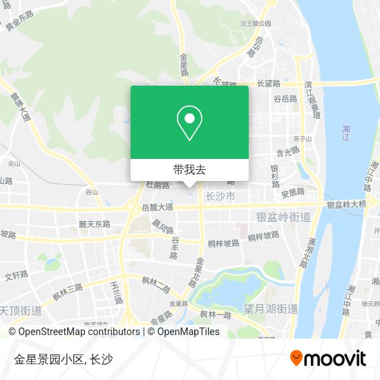 金星景园小区地图