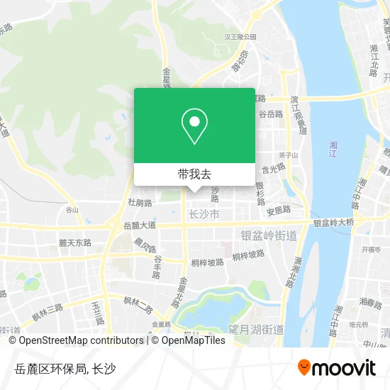 岳麓区环保局地图