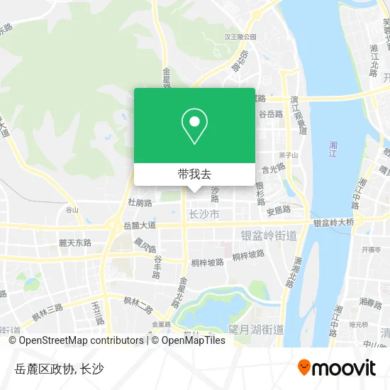 岳麓区政协地图