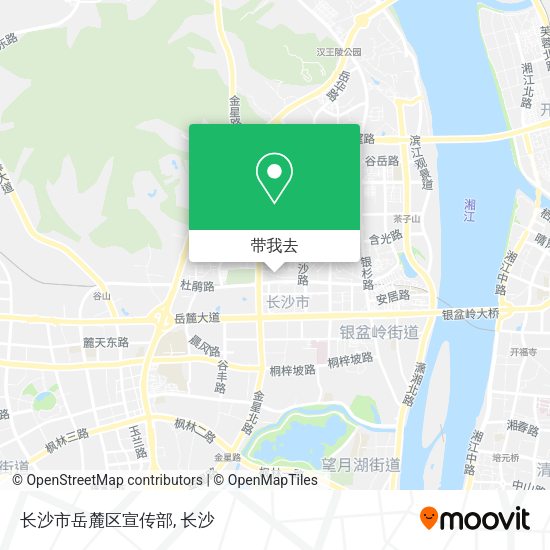 长沙市岳麓区宣传部地图