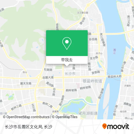 长沙市岳麓区文化局地图
