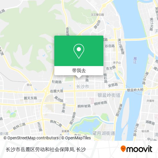 长沙市岳麓区劳动和社会保障局地图