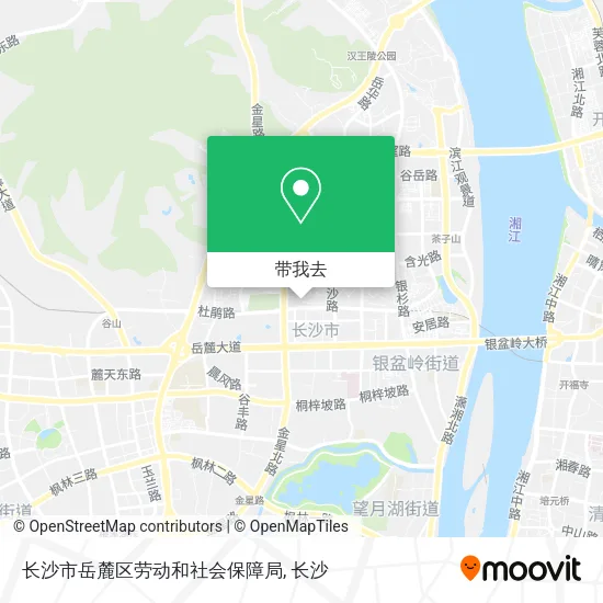 长沙市岳麓区劳动和社会保障局地图