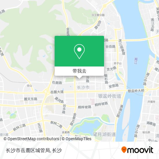 长沙市岳麓区城管局地图